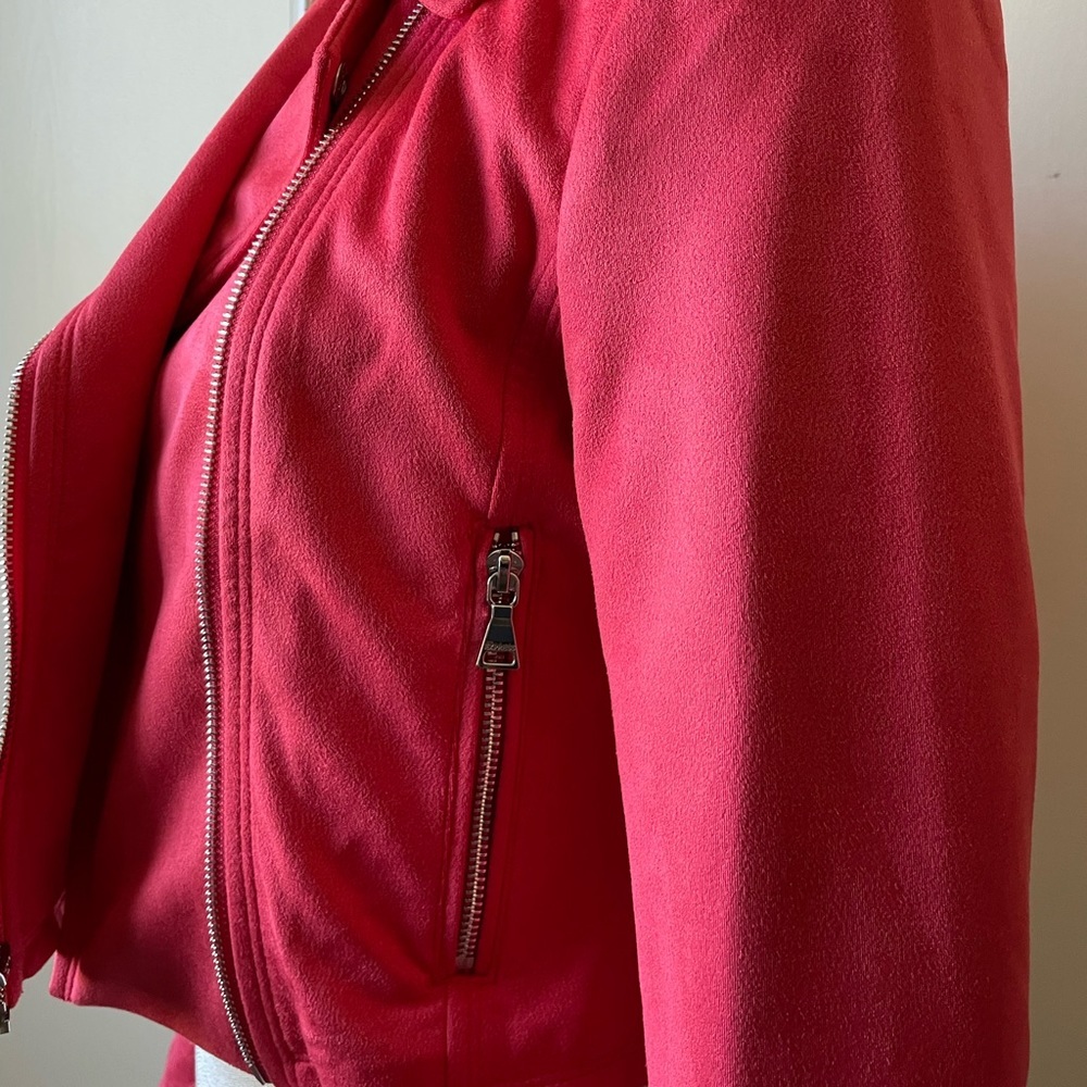 EXPRESS Moto Faux Suede Jacket - Picture 14 of 16